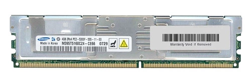 Memoria RAM 1x 4GB Samsung FULLY BUFFERED DDR2 667MHz PC2-5300 FBDIMM | M395T5160CZ4-CE66