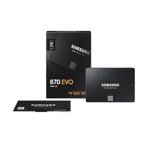 SSD disco Samsung 870 EVO 2000 2.5'' SATA 6Gb/s TLC | MZ-77E2T0B/EU
