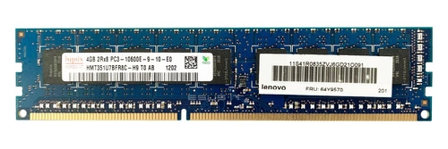 Memoria RAM 1x 4GB Hynix ECC UNBUFFERED DDR3 2Rx8 1333MHz PC3-10600 UDIMM | HMT351U7BFR8C-H9