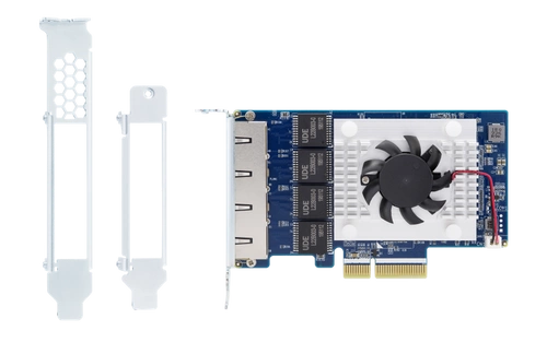 Network Card QNAP QXG-5G4T-111C 4x RJ-45 5Gb