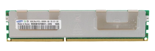 Memoria RAM 1x 8GB Samsung ECC REGISTERED DDR3 1333MHz PC3-10600 RDIMM | M393B1K70BH1-CH9