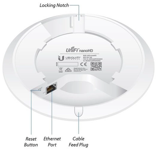 Access Point Ubiquiti UAP-NANOHD-5 2,4 GHz | 5 GHz 1733 Mbps 802.11a/b/g/n/ac-wave2