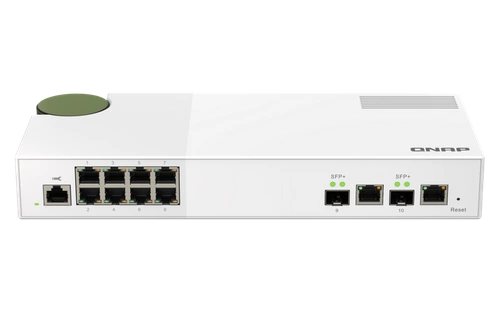 Interruttore QNAP QSW-M2108-2C 8x 2.5Gb 2x RJ-45/SFP+