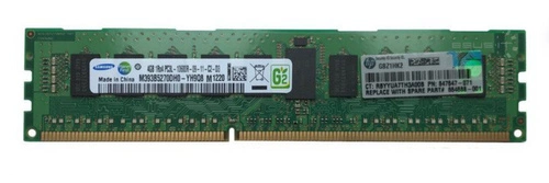 Memoria RAM 1x 4GB Samsung ECC REGISTERED DDR3 1333MHz PC3-10600 RDIMM | M393B5270DH0-YH9