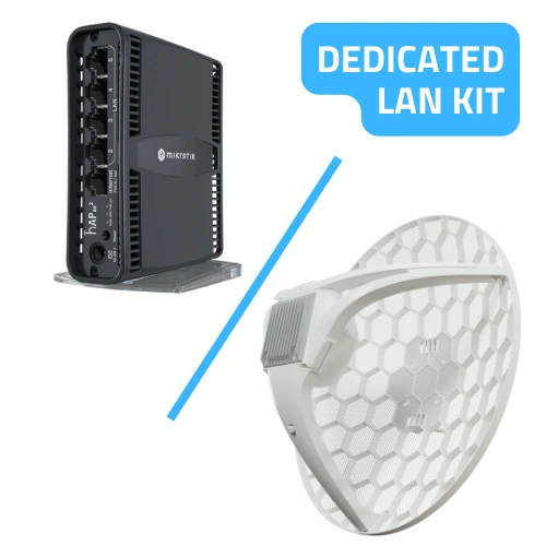 Kit Mikrotik dedicato per la creazione di una LAN in una sede remota