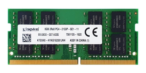 Memoria RAM 1x 8GB Kingston SO-DIMM DDR4 2133MHz PC4-17000 | KTD3KX-HYA