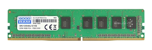 Memoria RAM 1x 8GB GoodRAM ECC UNBUFFERED DDR4 2Rx8 2133MHz PC4-17000 UDIMM | W-MEM2133D48G