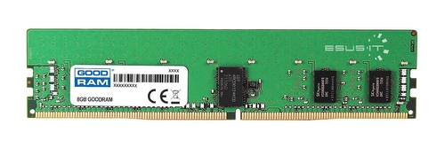 Memoria RAM 1x 8GB GoodRAM ECC UNBUFFERED DDR4 1Rx8 2400MHz PC4-19200 UDIMM | W-MEM2400E4S88G