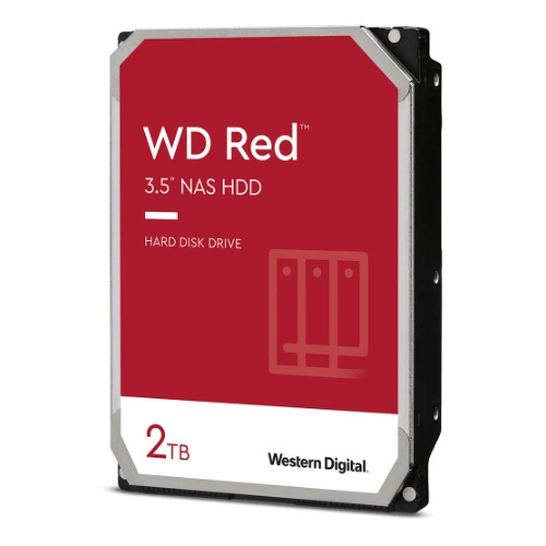 Hard disk Western Digital  RED 3.5'' HDD 2TB 5400RPM SATA 6Gb/s 64MB | WD20EFPX