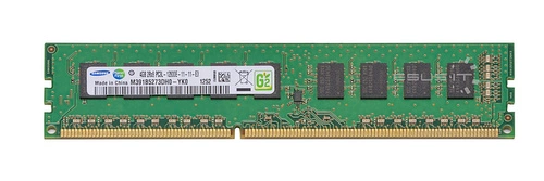 Memoria RAM 1x 4GB Samsung ECC UNBUFFERED DDR3 2Rx8 1600MHz PC3-12800 UDIMM | M391B5273DH0-YK0