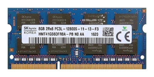 Memoria RAM 1x 8GB Hynix SO-DIMM DDR3 1600MHz PC3-12800 | HMT41GS6AFR8A-PB