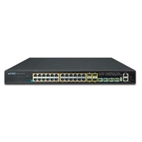 Interruttore Planet SGS-6341-24P4X 24x 1Gb 4x SFP | 4x SFP+ 370 W PoE+