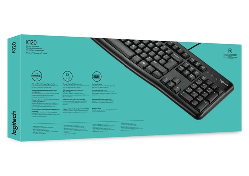 Tastiera Wired Logitech Keyboard K120 for Business QWERTY
