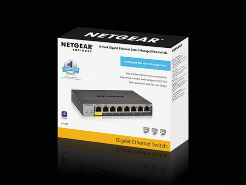 Interruttore Netgear GS108T-300PES 8x 1Gb