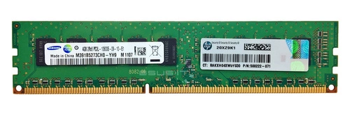 Memoria RAM 1x 4GB Samsung ECC UNBUFFERED DDR3 2Rx8 1333MHz PC3-10600 UDIMM | M391B5273CH0-YH9