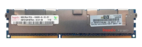 Memoria RAM 1x 8GB Hynix ECC REGISTERED DDR3 1333MHz PC3-10600 RDIMM | HMT31GR7BFR4A-H9