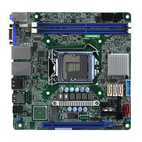 Scheda madre Asrock Rack C246 WSI LGA1151 Mini-ATX | C246 WSI