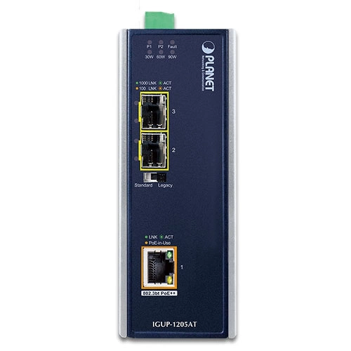 Convertitore multimediale Planet IGUP-1205AT 2x SFP 1x RJ-45