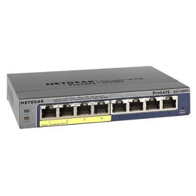Switch Netgear GS108PE-300EUS | 192 kB | 16 Gb/s | 8x Ethernet Port