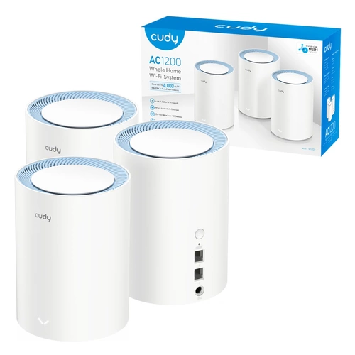 Access Point (Punto di accesso) Cudy M1200(3-PACK) 2.4 GHz | 5 GHz 867 Mbps 802.11 a/b/g/n/ac