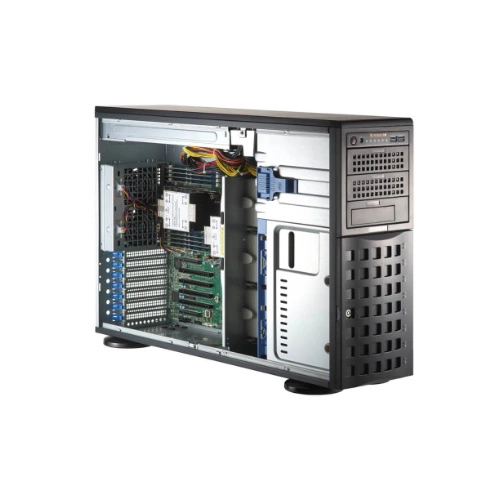 Piattaforma server Supermicro 4U 741P-TRT SYS-741P-TRT Intel x 2 DDR5 x 16 8 x 3.5" SATA/SAS/NVME PSU 1+1