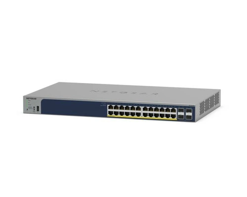 Interruttore Netgear GS728TPP-300EUS 24x 1Gb 4x SFP 380 W PoE+