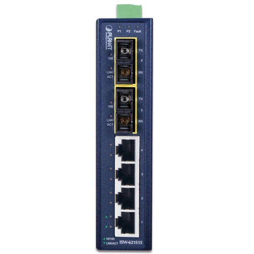 Interruttore Planet ISW-621 4x 100Mb 2x 100Mbps SFP
