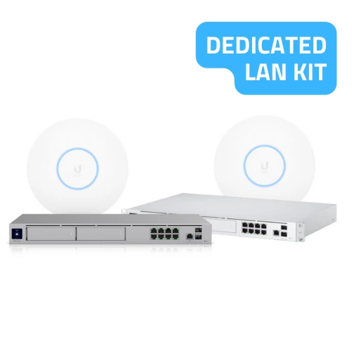 Kit dedicato Ubiquiti per la realizzazione di una LAN di 30-50 utenti