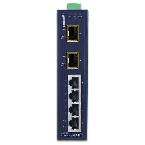 Interruttore Planet ISW-621 4x 100Mb 2x 100Mbps SFP
