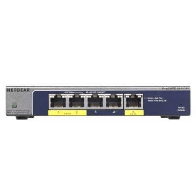 Switch Netgear GS105PE-10000S 5x 10/100/1000  19 W PoE
