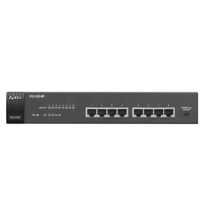 Switch Zyxel ES1100-8P-EU0102F 8x 10/100