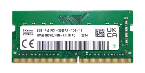 Memoria RAM 1x 8GB Hynix DDR4 1Rx8 3200MHz PC4-25600 SO-DIMM ECC  | HMA81GS7DJR8N-XN