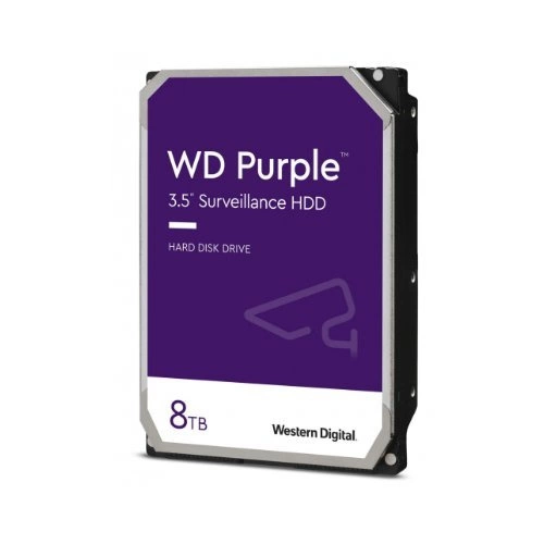 Disco rigido Western Digital PURPLE 3.5'' HDD 8TB 5640RPM SATA 6Gb/s 128MB | WD84PURZ