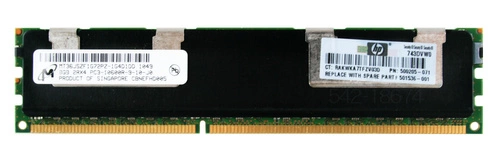 Memoria RAM 1x 8GB Micron ECC REGISTERED DDR3 1333MHz PC3-10600 RDIMM | MT36JSZF1G72PZ-1G4
