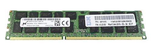 Memoria RAM 1x 8GB IBM ThinkServer & System X DDR3 1333MHz ECC REGISTERED DIMM | 49Y1415