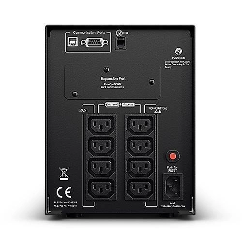 UPS CyberPower Professional Tower PR1500ELCD 1350W 8 sockets C13 nuovo 2 anni garanzia