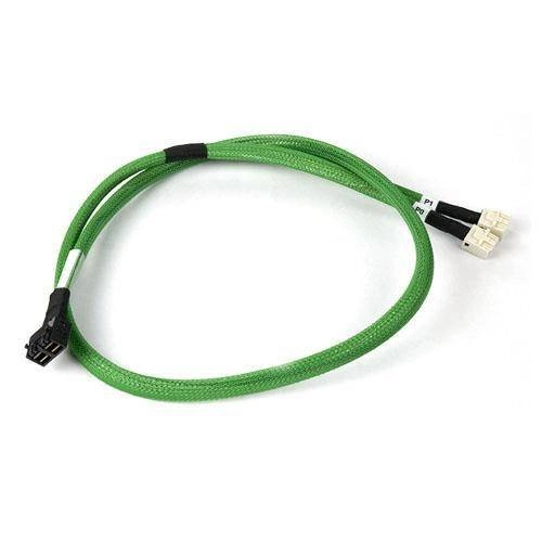 Cavo Broadcom 05-50061-00 1xSFF-8643 - 2x4 SFF-8643 Mini SAS HD (White) - U.2 Enabled Cavos