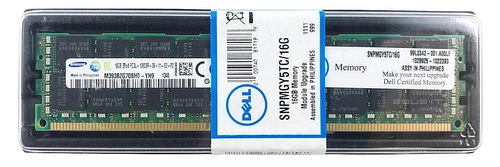Memoria RAM 1x 16GB DELL PowerEdge & Precision Workstation DDR3 1333MHz ECC REGISTERED DIMM | SNPMGY5TC/16G A6996789 A5008568