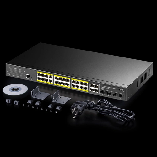 Interruttore Cudy GS2028PS4-300W 24x 1Gb 4x SFP+ 300 W PoE+