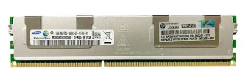 Memoria RAM 1x 16GB Samsung ECC REGISTERED DDR3 4Rx4 1066MHz PC3-8500 RDIMM | M393B2K70DM0-CF8