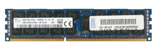 Memoria RAM 1x 8GB Hynix ECC REGISTERED DDR3 2Rx4 1333MHz PC3-10600 RDIMM | HMT31GR7EFR4A-H9