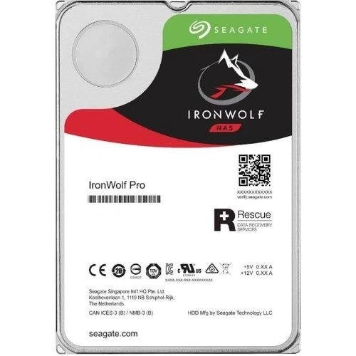 Disco rigido Seagate IronWolf PRO 3.5'' HDD 6TB 7200RPM SATA 6Gb/s 256MB | ST6000NE000