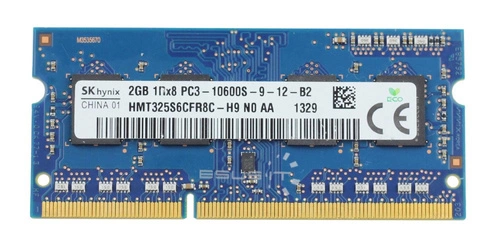 Memoria RAM 1x 2GB Hynix SO-DIMM DDR3 1333MHz PC3-10600 | HMT325S6CFR8C-H9