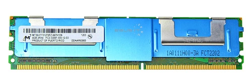Memoria RAM 1x 4GB Micron FULLY BUFFERED DDR2 667MHz PC2-5300 FBDIMM | MT36HTF51272FZ-667
