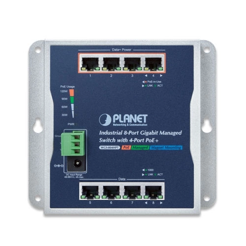 Interruttore Planet WGS-804HPT 8x 1Gb 144 W PoE+