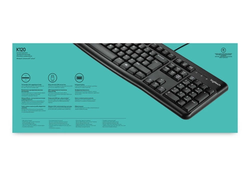Tastiera Wired Logitech Keyboard K120 for Business QWERTY