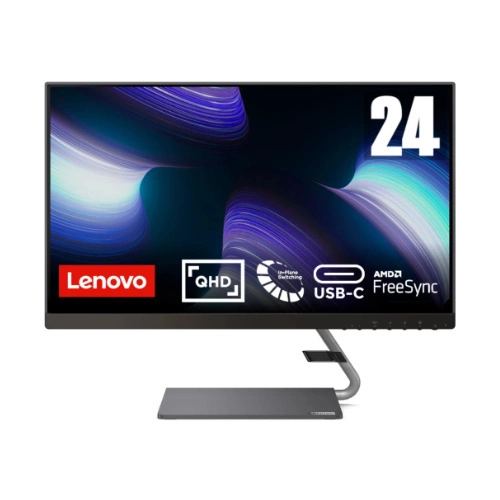 Monitor 23.8" Lenovo 66A8GAC6EU Q24h-10 2560 x 1440 QHD 75Hz matrice dello schermo IPS