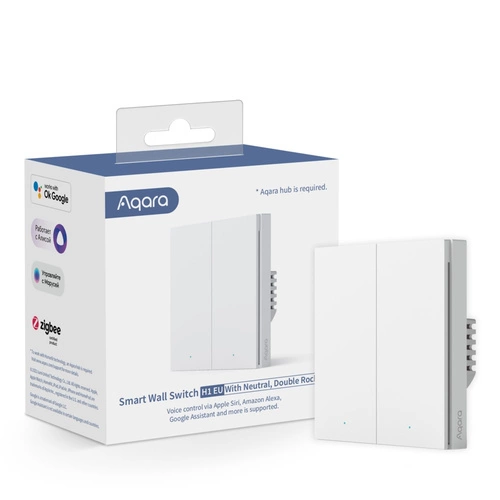 Interruttore intelligente Aqara Smart Wall Switch H1 EU (With Neutral) | WS-EUK04