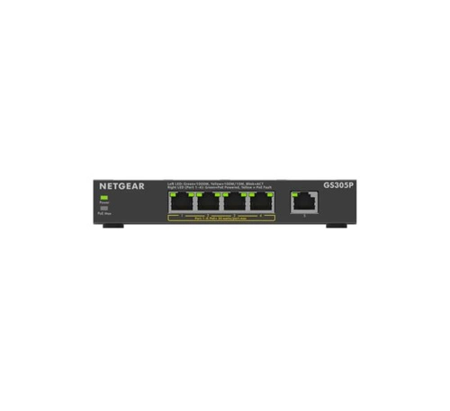 Interruttore Netgear GS305P-300EUS 5x 1Gb 63 W PoE+