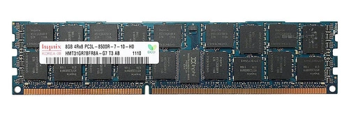 Memoria RAM 1x 8GB Hynix ECC REGISTERED DDR3 1066MHz PC3-8500 RDIMM | HMT31GR7BFR8A-G7